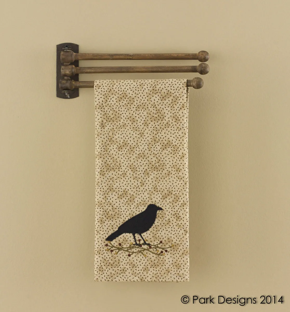 3 Prong Wood Towel Rack Park Designs