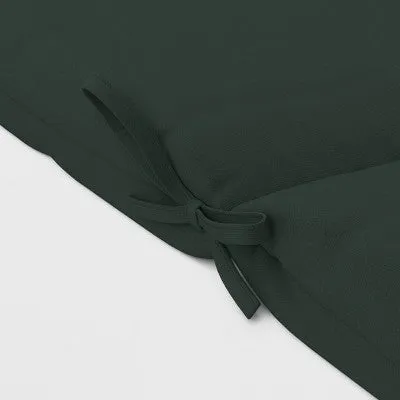 78"x22" Outdoor Chaise Lounge Cushion Fern Shower Green - Room Essentials: Water-Resistant Patio Comfort