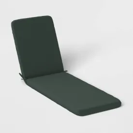 78"x22" Outdoor Chaise Lounge Cushion Fern Shower Green - Room Essentials: Water-Resistant Patio Comfort