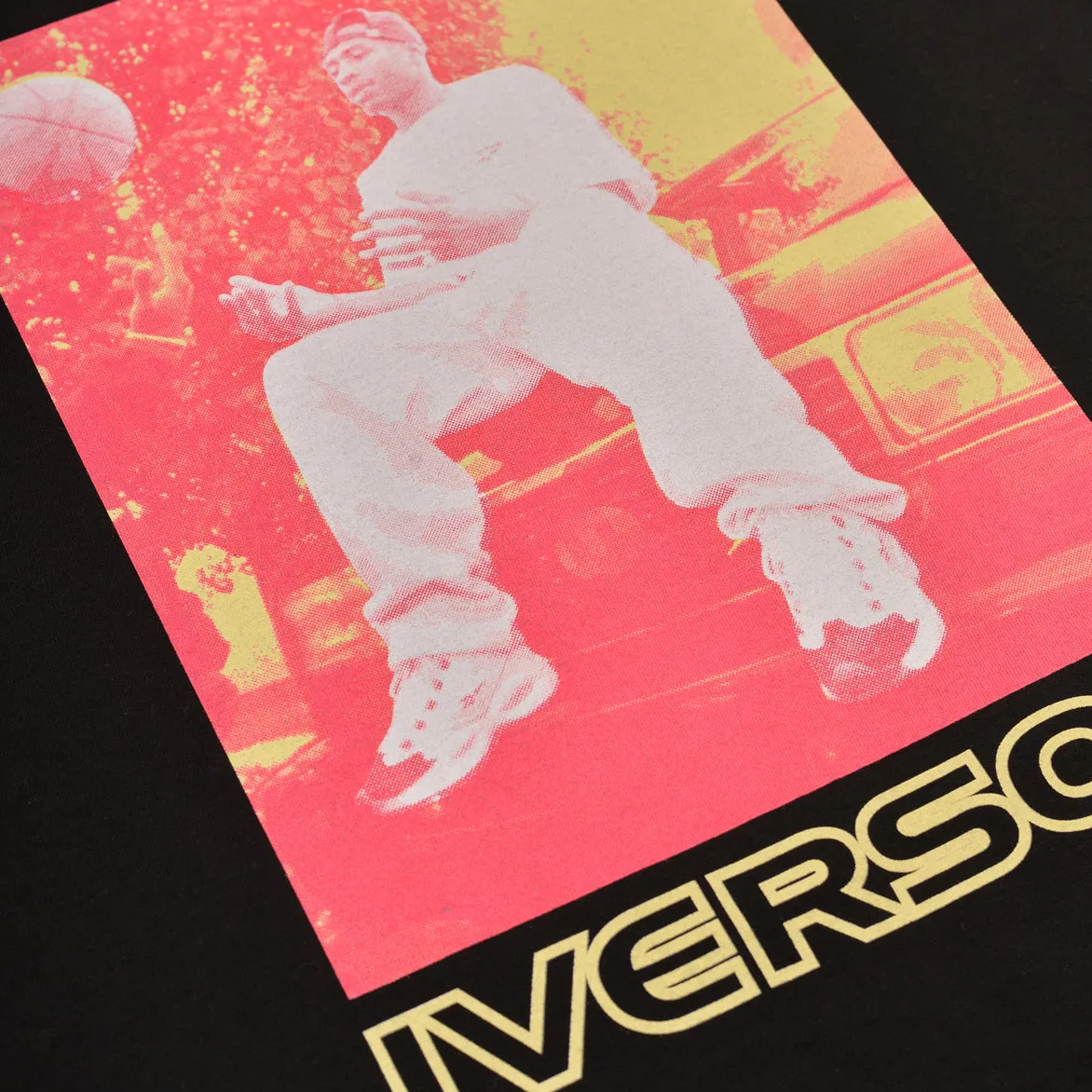 ALLEN IVERSON "HOT COLORS" TEE - BLACK