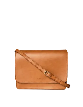 Audrey Cognac Apple Leather