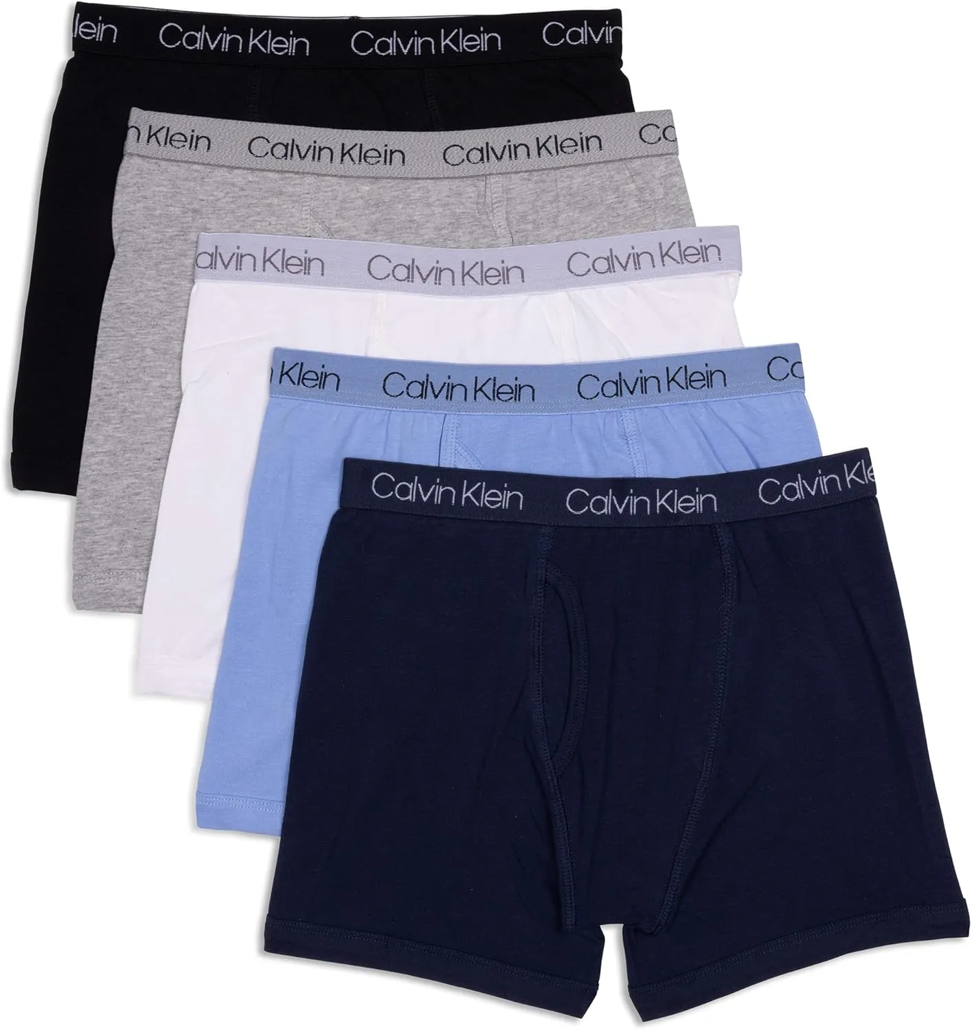 Calvin Klein Boys' Modern Cotton Boxer Briefs (5 Pack)