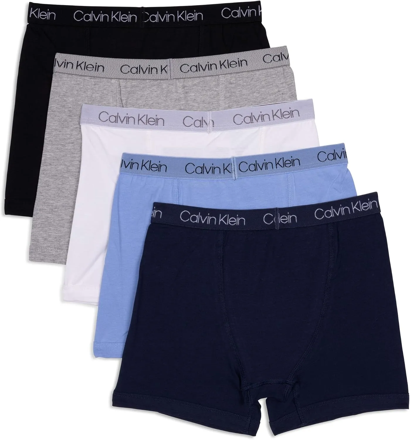 Calvin Klein Boys' Modern Cotton Boxer Briefs (5 Pack)