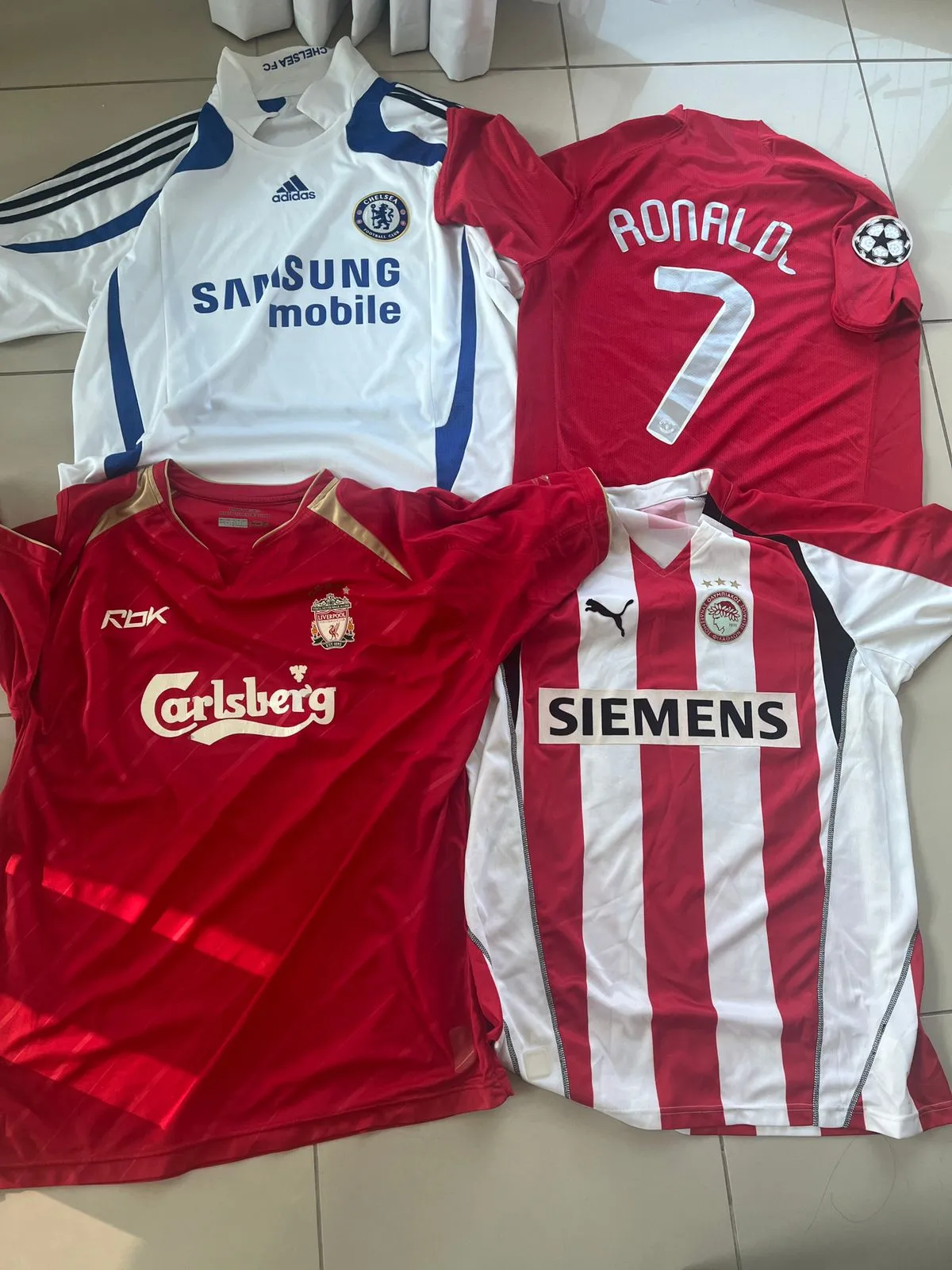 Classic 2000s Clubs Football Jerseys