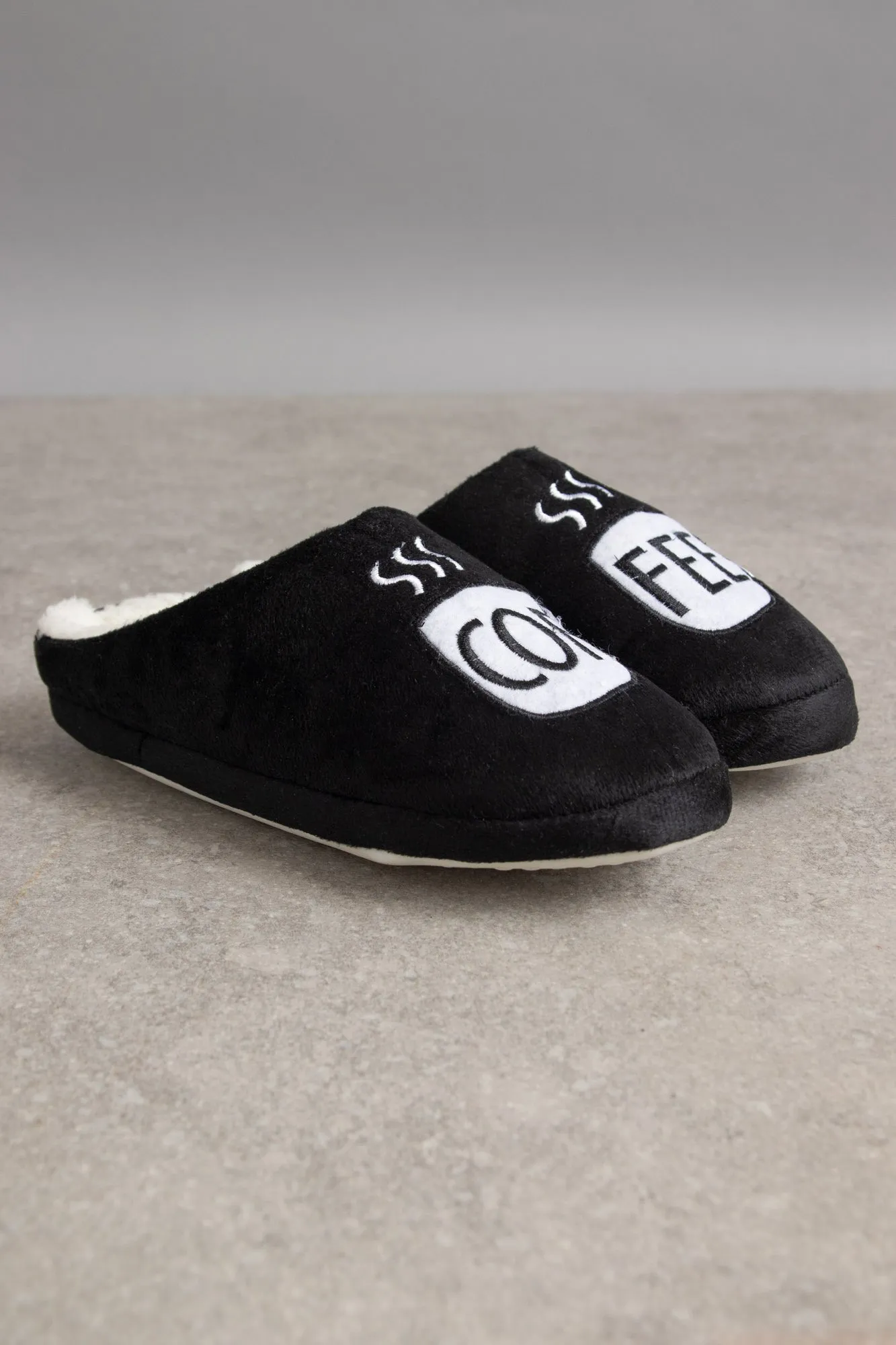 Daisy Street Coffee Slippers