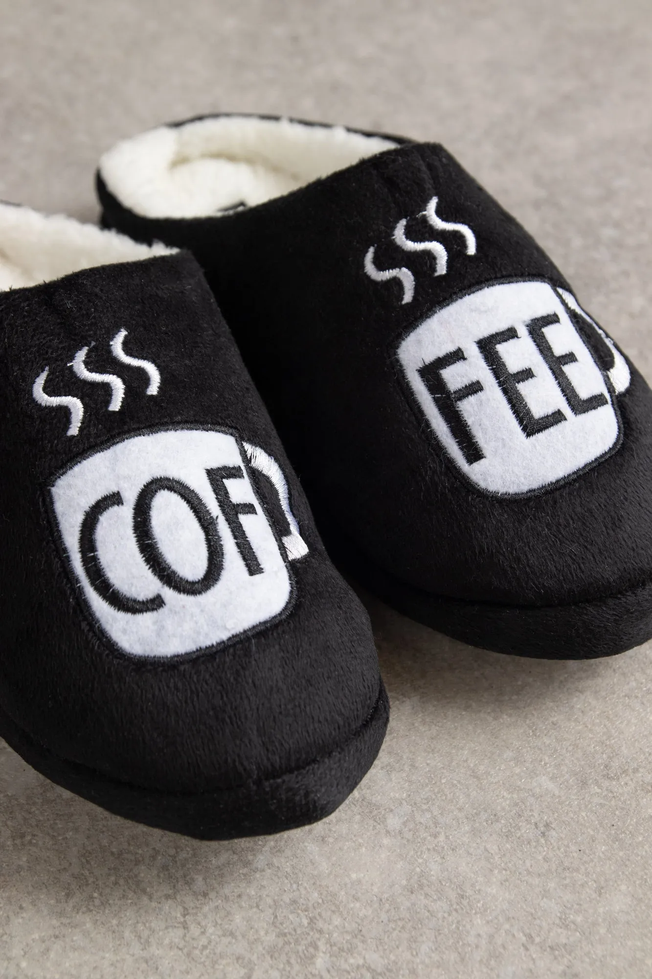 Daisy Street Coffee Slippers