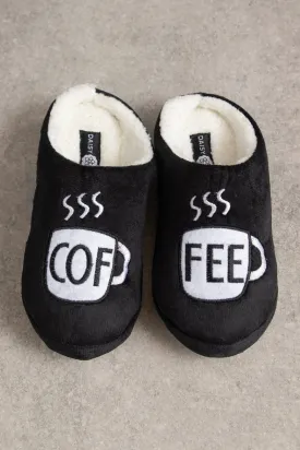 Daisy Street Coffee Slippers