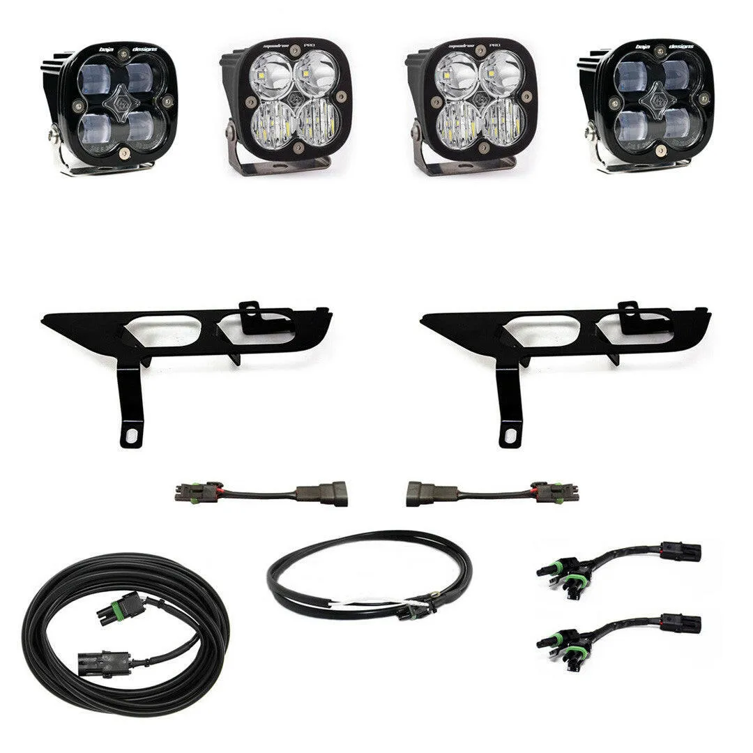 Ford Squadron SAE/Pro Fog Pocket Light Kit - Ford 2021-22 F-150; NOTE: w/o Daytime Running Lights (DRL)