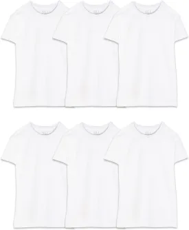 Fruit of the Loom Men's Undershirts, Moisture Wicking & Tag Free, Short Sleeve Crew T-Shirts