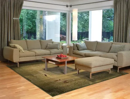 Generations 544G Green/ Beige Rug