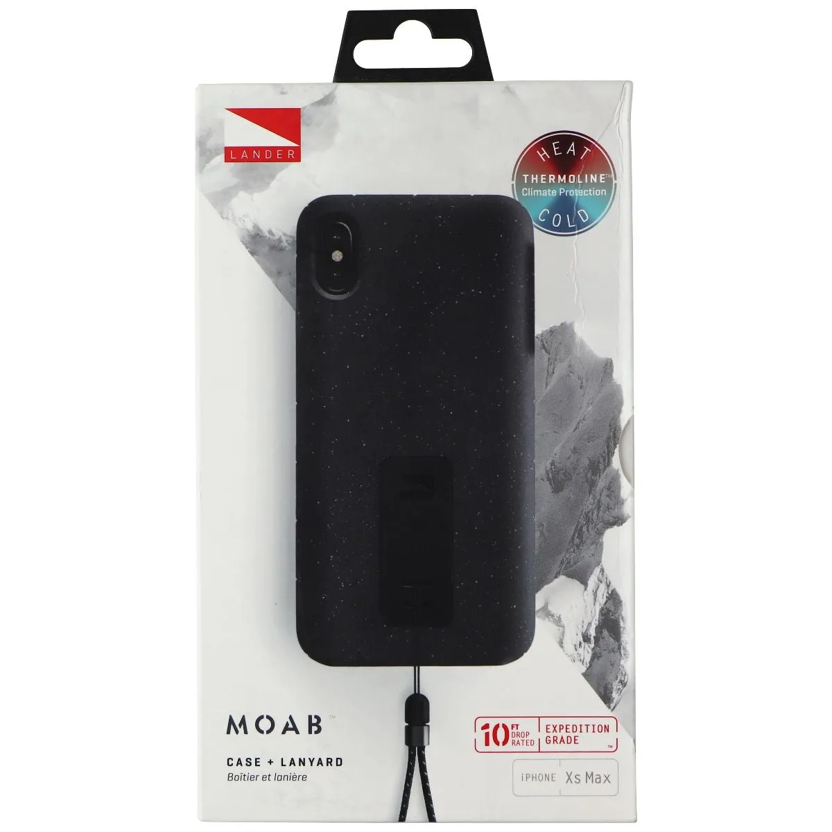 Lander Moab Series Rugged Outdoor Case for Apple iPhone Xs Max - Black