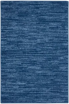 Nourison Essentials NRE01 Navy Blue Rug