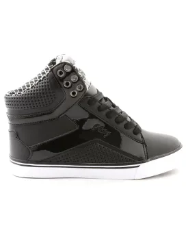 Pastry Pop Tart Grid Hip Hop Dance Sneakers - Womens/Mens - Black/White