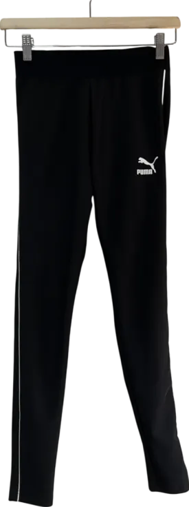 Puma Black High Waisted Leggings UK XS