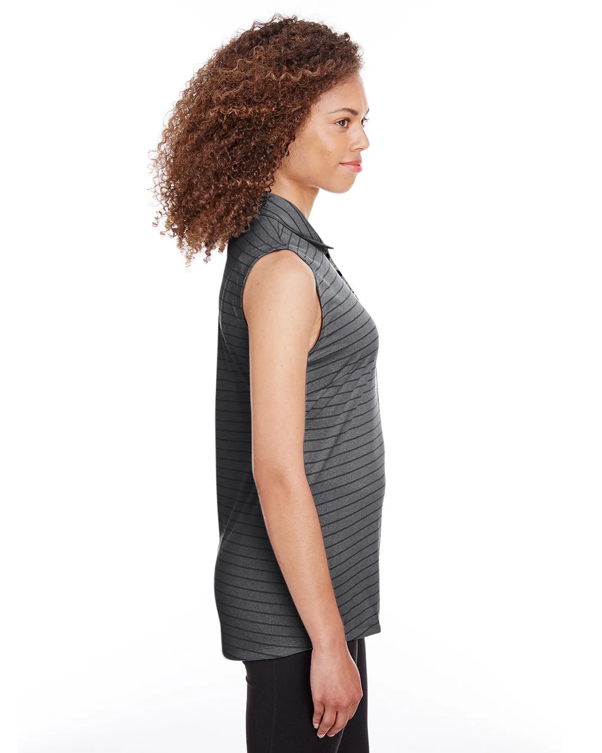 Puma Golf 597222 Ladies' Rotation Stripe Sleeveless Polo