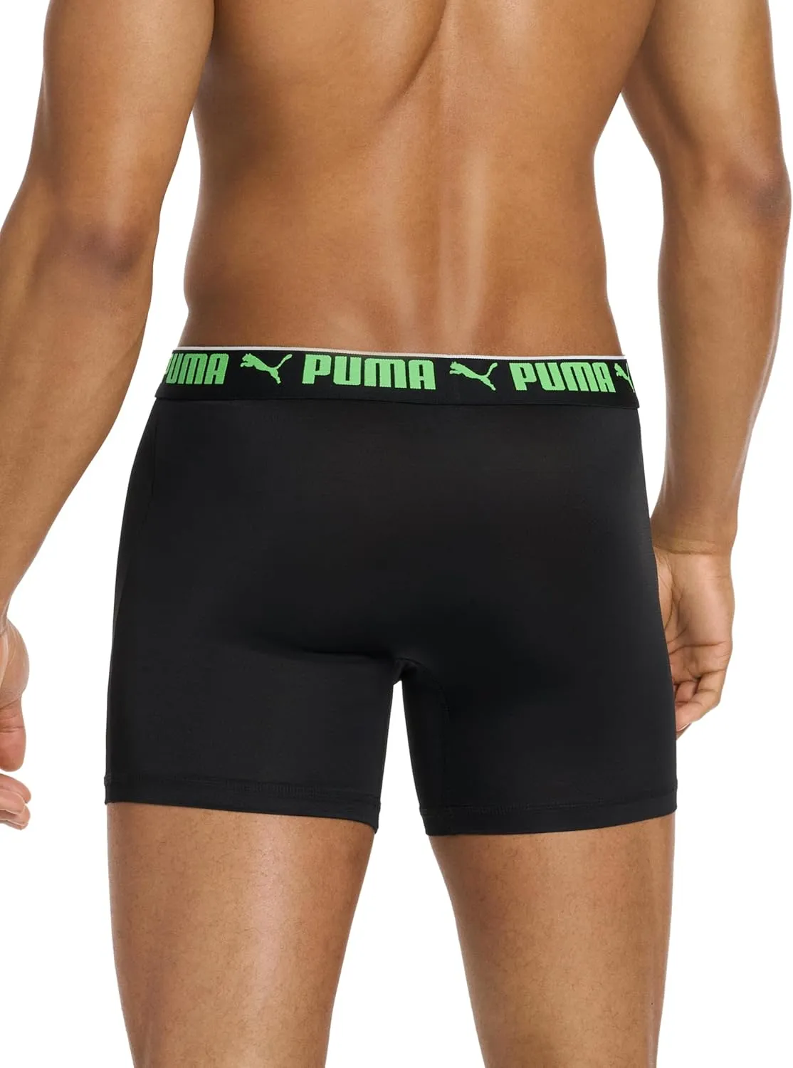 PUMA Men's 360-degree Mesh 5 Pack Boxer Briefs