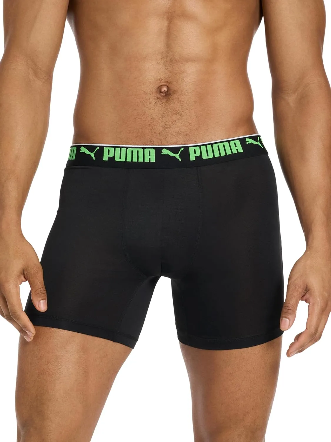 PUMA Men's 360-degree Mesh 5 Pack Boxer Briefs