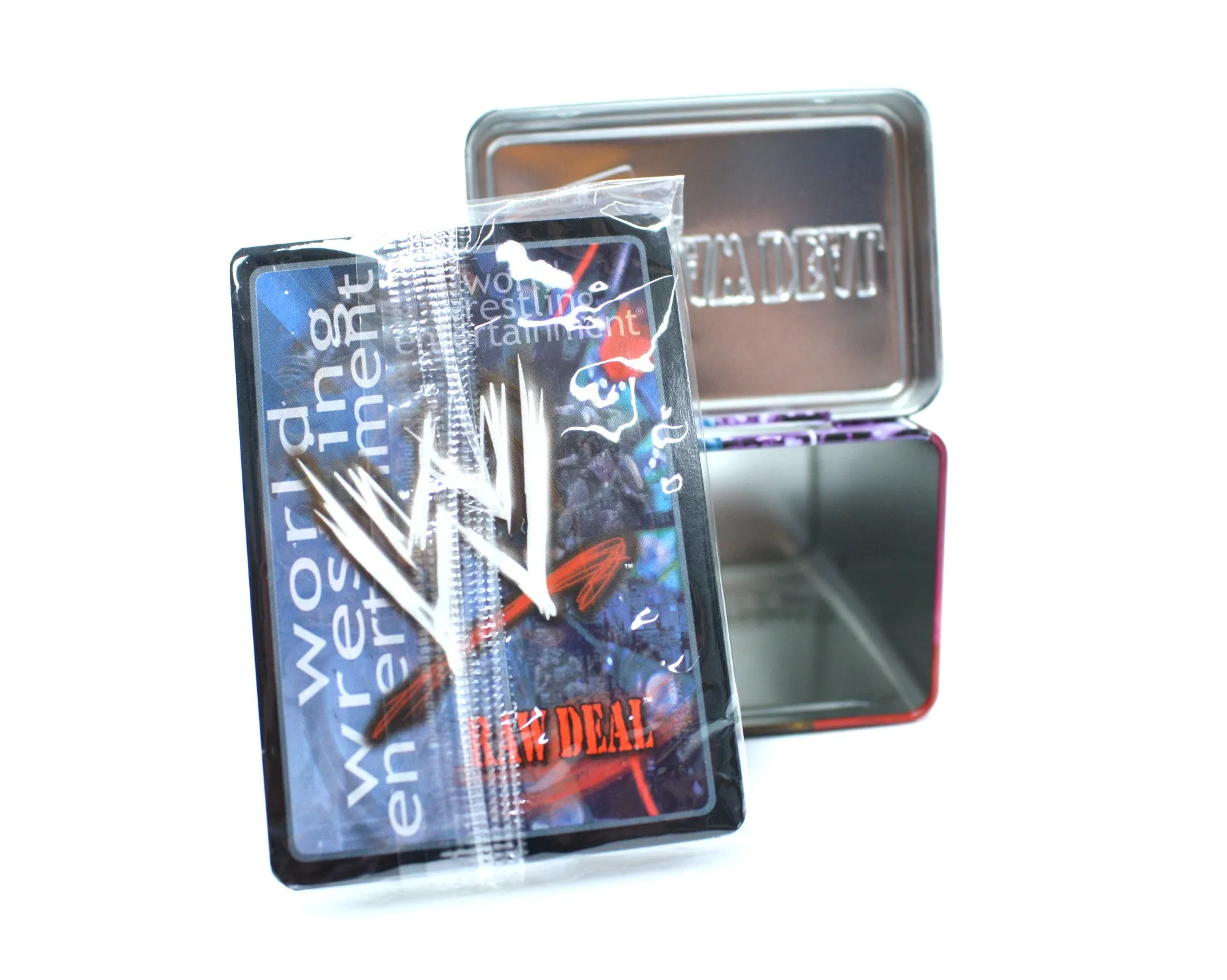 WWE SUMMERSLAM / RAW DEAL TIN   CARDS PACK